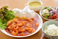 【期間限定☆ランチ】エビチリ定食