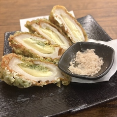 チーズちくわの磯辺揚げ