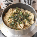 料理メニュー写真&nbsp;☆〆の釜飯 鯛と大葉