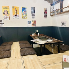 店内は全席掘りごたつとなっております。