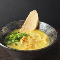 ざる焼　鶏白湯ラーメン　ハーフサイズ