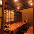 個室テーブル席は2名～可能!!お友達同士、デートにもぴったりなお席です。[居酒屋/宴会/魚/肉/飲み放題/単品飲み放題/鹿児島/天文館/貸切/個室/会社宴会/女子会/誕生日]