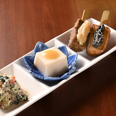 素材選びにこだわりアリ。和食処ならではの逸品揃いです