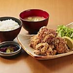 鶏の香味揚げ定食
