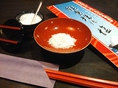 備え付けの塩：石川県の天然塩「珠洲塩」