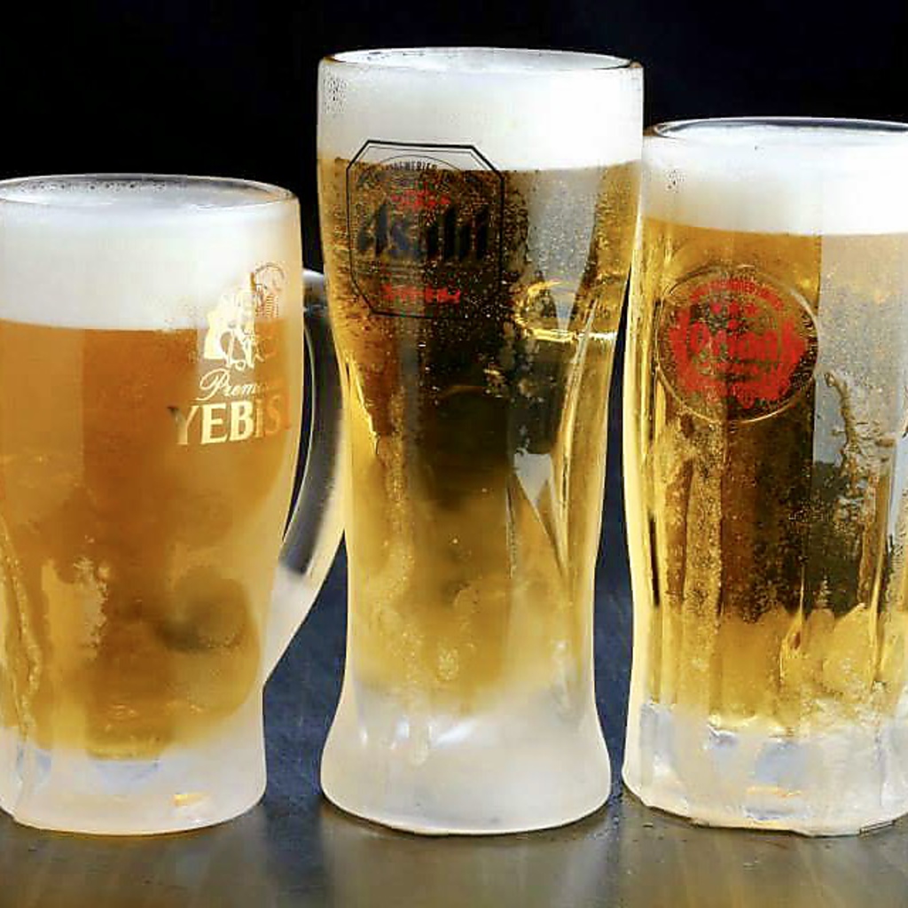 【クジラ商店】 生ビール3種類あります！