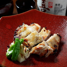 鶏の塩焼き柚子胡椒添え