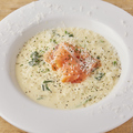 料理メニュー写真&nbsp;サーモンとほうれん草のクリームリゾット