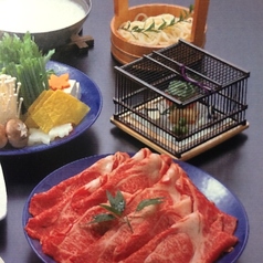 松阪肉と松茸のしゃぶしゃぶ