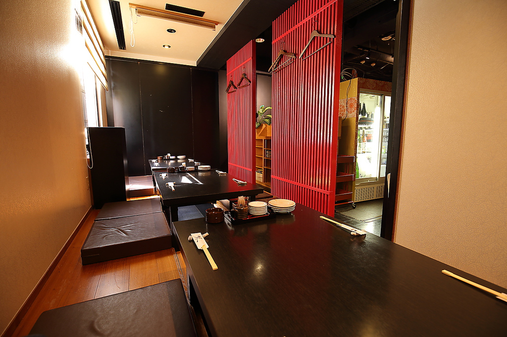 宴会もできる半個室