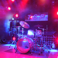 ステージ(照明1)ドラムセット