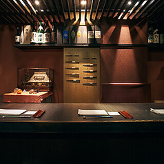 【カウンター】お一人様も気兼ねなくご利用いただけるお席です。