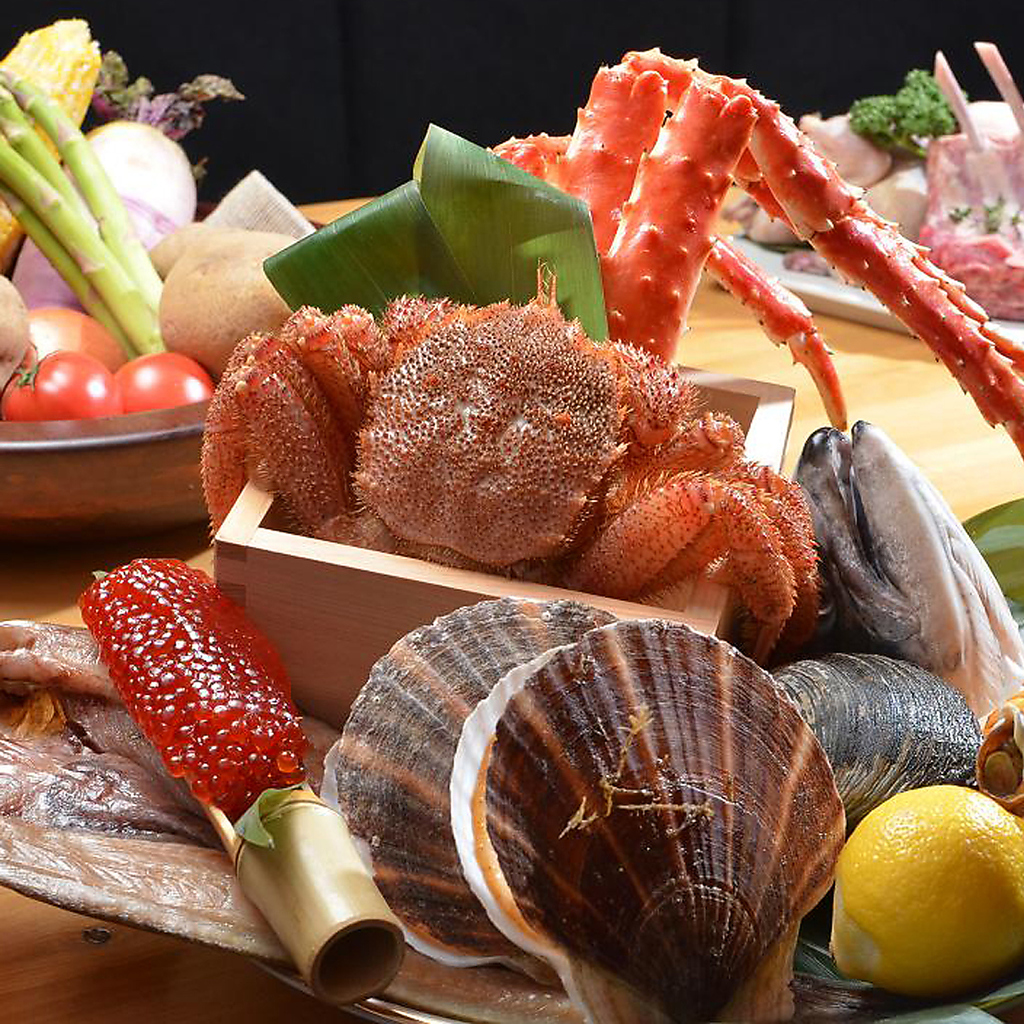 札幌駅周辺で北国のごちそうが存分に楽しめる居酒屋です。ゆとりのある空間で個室もございます。