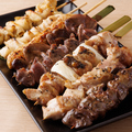 料理メニュー写真 焼き鳥８本盛り合せ
