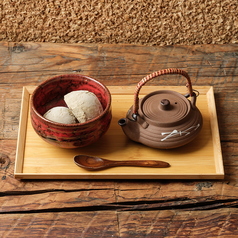 香ばしい加賀棒茶のアフォガード