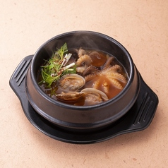 イイダコとあさりのチゲ