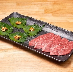 上赤身ロース(大葉とネギ醤油ダレ、塩、タレ)