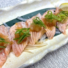 炙りとろサーモンのおろしぽん酢