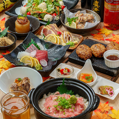 完全個室居酒屋 黒豚しゃぶしゃぶと生本まぐろ 炭炉庵(すみろあん) 天文館店のコース写真