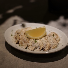 マッシュルームのチーズカルパッチョ