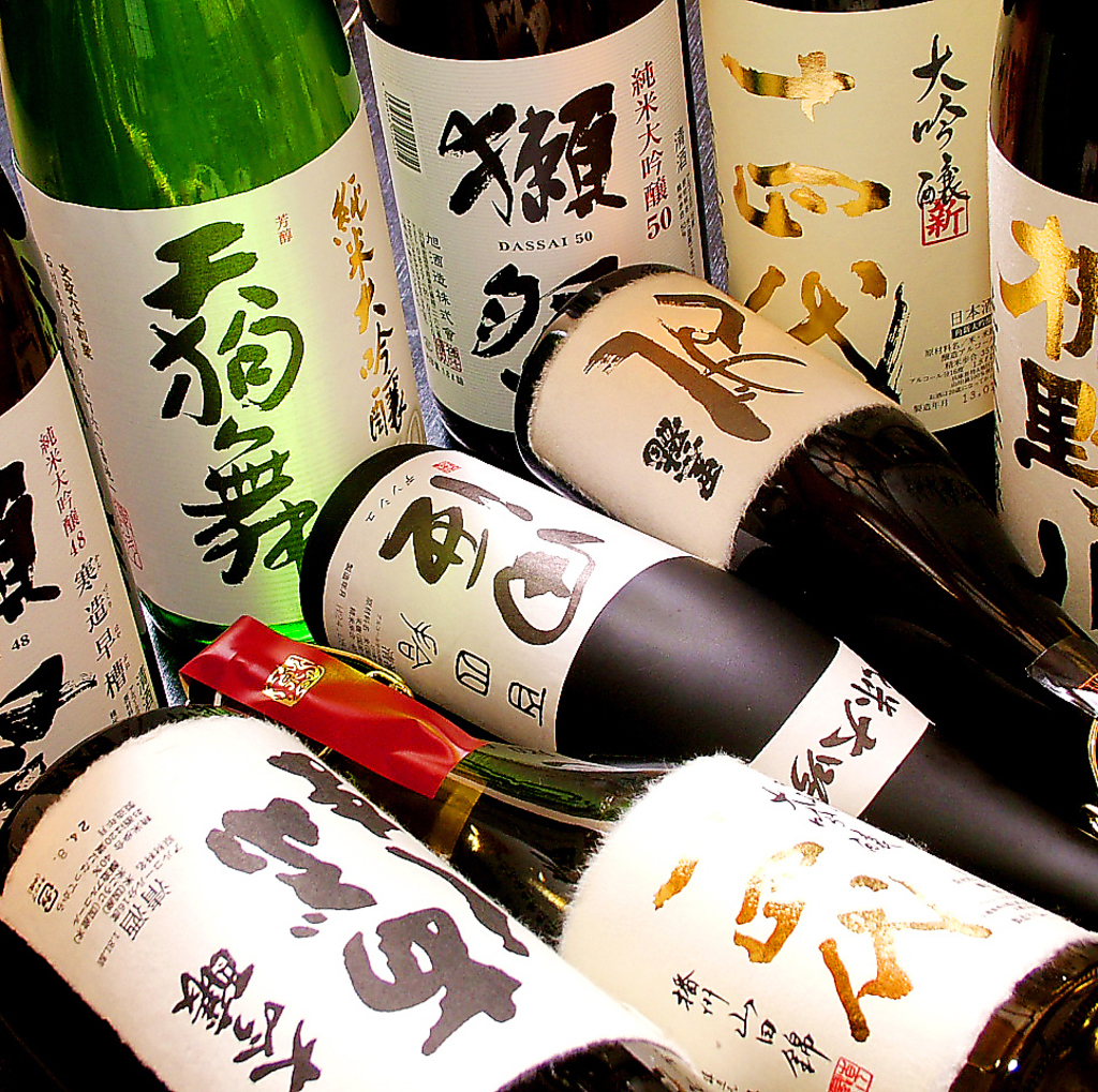 ご接待にお酒のオ-ダーコースも登場！福島を味わう地酒ほか、全国各地の地酒は東北随一の取り揃え！
