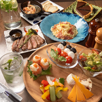 歓送迎会や同窓会、女子会におすすめな飲み放題付きコースご用意しております！