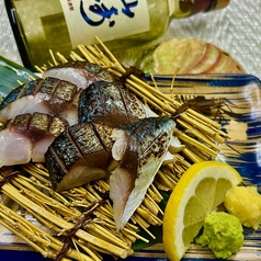 〆サバの炙り焼き