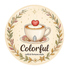 Colorful カラフル cafe&fortune styleのロゴ