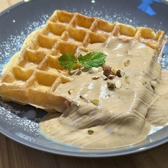 カフェラテクリームワッフル