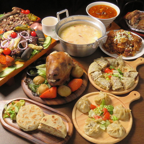 西川口駅(西口)から徒歩３分。心も身体も健康に！！モンゴル料理を食べましょう！！