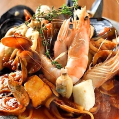 魚介たっぷりペスカトーレ(乾麺スパゲッティ)