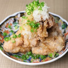 鬼おろしポン酢鶏モモ唐揚げ