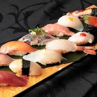 定番寿司から創作寿司まで本格寿司を堪能◎