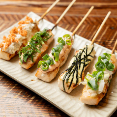 女性にも大人気！"とりムネのっけ串"