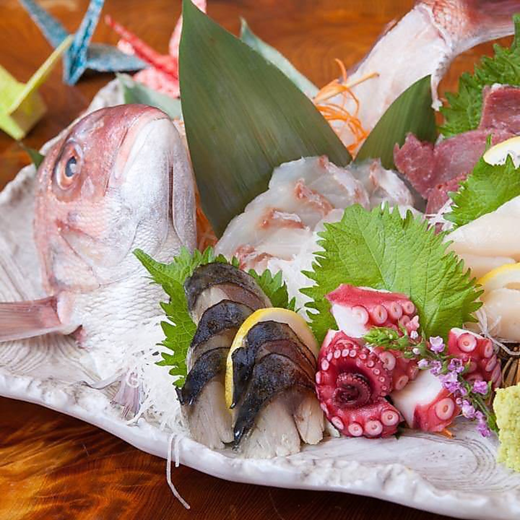 当店の海鮮は新鮮。毎日駿河湾直送でご用意しております。