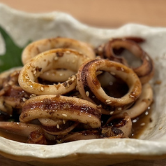 イカのガーリックソテー博多ポン酢　