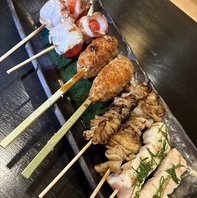 【大山どりを使用！】自慢の本格焼き鳥！
