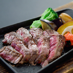 黒毛和牛 炙り焼き 本山葵と天然塩