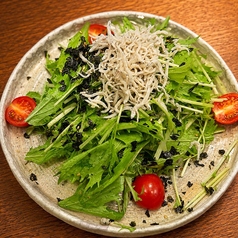 シラスと韓国海苔やみつきサラダ