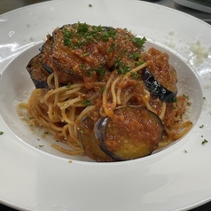 ナスのミートソース