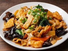 刀削麺五目あんかけ焼きそば