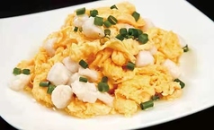 小貝柱と玉子炒め