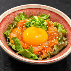 カレイのエンガワ・ユッケ風