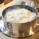 釜で炊き上げる「常陸米」