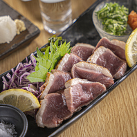 生産者から直送で仕入れる、新鮮な朝引き鴨を使用◎