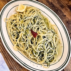 シラスと生のりのペペロンチーノ