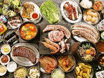 海鮮や牛ハラミ、スンドゥブやビビンバなど韓国料理も堪能プレミアムサムギョプサル食べ放題プラン