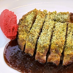 栗豚肩ロースのコンフィ ハニーマスタードソース