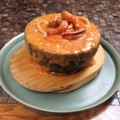 シーフード石焼チーズリゾット
