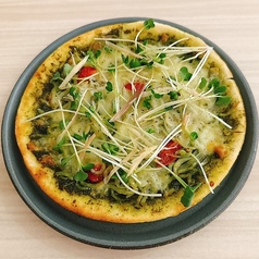 【ピザ】しらすと大葉ジェノベーゼのクリスピーピザ